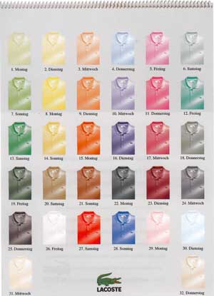 Lacoste - Hemdenfarben